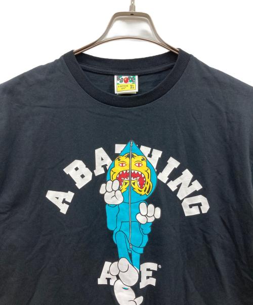 A BATHING APE（アベイシングエイプ）A BATHING APE (アベイシングエイプ) 両面プリントTシャツ ブラック サイズ:XLの古着・服飾アイテム