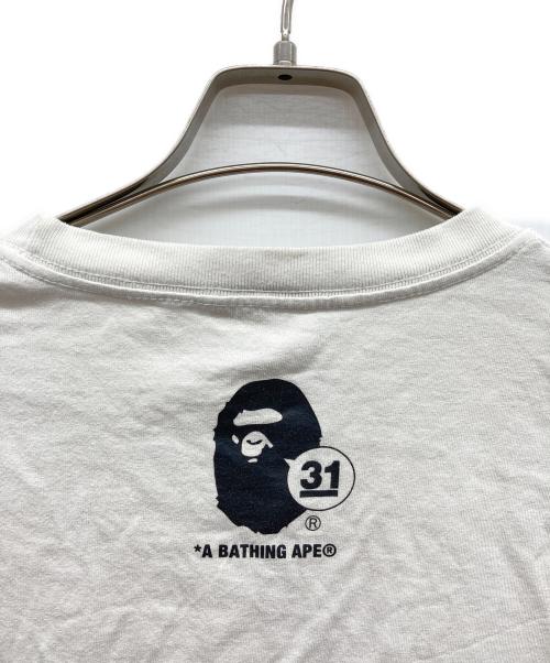 A BATHING APE（アベイシングエイプ）A BATHING APE (アベイシングエイプ) 両面プリントTシャツ ホワイト サイズ:XLの古着・服飾アイテム