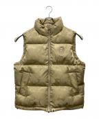 A BATHING APEア ベイシング エイプ）の古着「カモダウンベスト」｜ベージュ