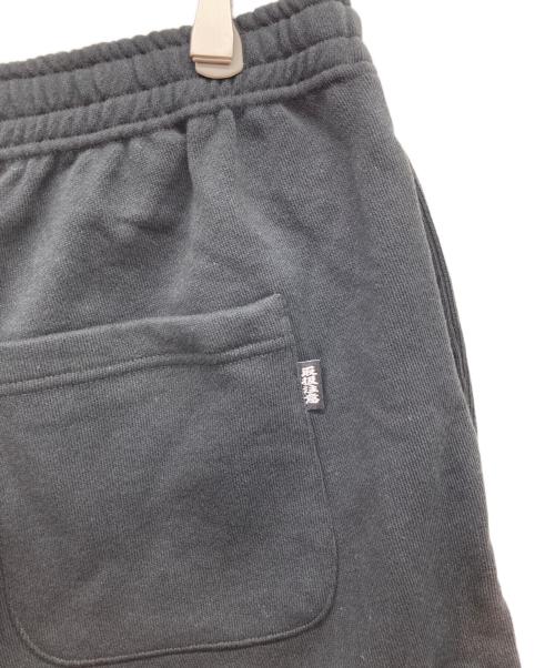 THE BLACK EYE PATCH（ブラックアイパッチ）THE BLACK EYE PATCH (ブラックアイパッチ) スウェットハーフパンツ ブラック サイズ:XLの古着・服飾アイテム
