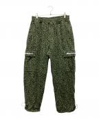 THE BLACK EYE PATCHブラックアイパッチ）の古着「レオパスウェットカーゴパンツ」｜グリーン