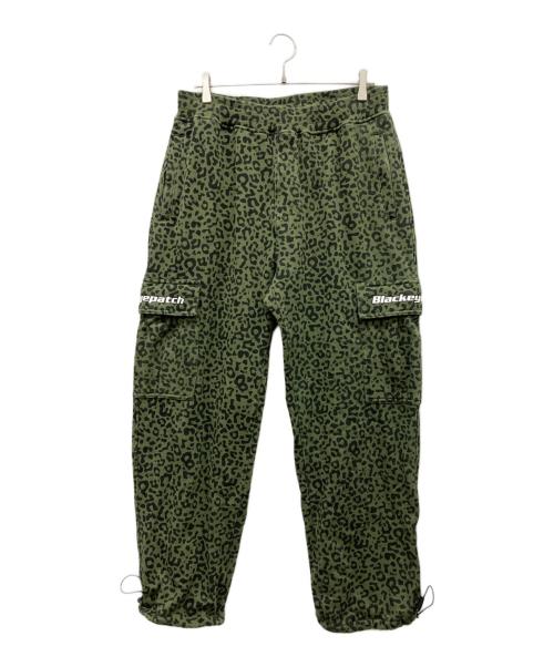 THE BLACK EYE PATCH（ブラックアイパッチ）THE BLACK EYE PATCH (ブラックアイパッチ) レオパスウェットカーゴパンツ グリーン サイズ:XLの古着・服飾アイテム