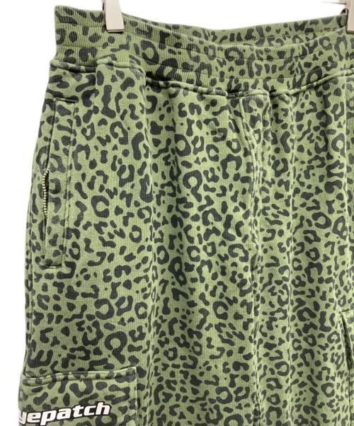 THE BLACK EYE PATCH（ブラックアイパッチ）THE BLACK EYE PATCH (ブラックアイパッチ) レオパスウェットカーゴパンツ グリーン サイズ:XLの古着・服飾アイテム