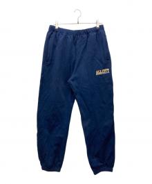 THE BLACK EYE PATCH（ブラックアイパッチ）の古着「サイドロゴスウェットパンツ」｜ネイビー