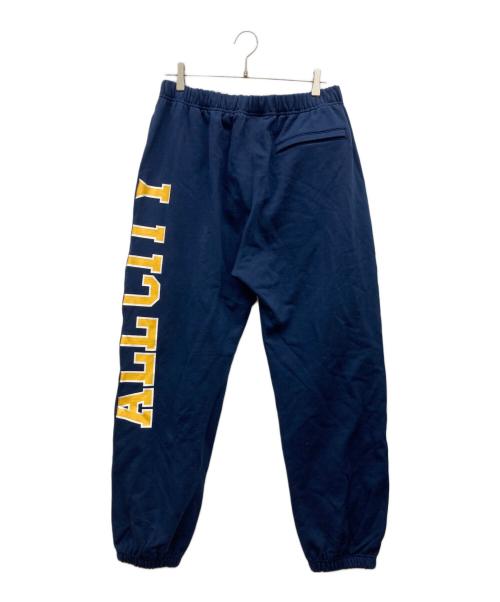 THE BLACK EYE PATCH（ブラックアイパッチ）THE BLACK EYE PATCH (ブラックアイパッチ) サイドロゴスウェットパンツ ネイビー サイズ:XLの古着・服飾アイテム