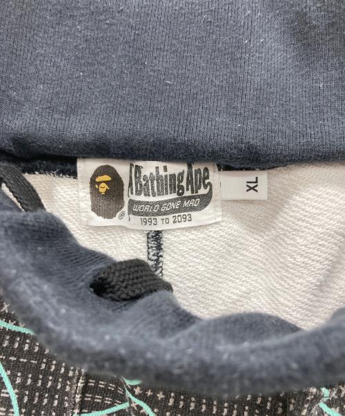A BATHING APE（アベイシングエイプ）A BATHING APE (アベイシングエイプ) 蓄光スウェットハーフパンツ ブラック サイズ:XLの古着・服飾アイテム