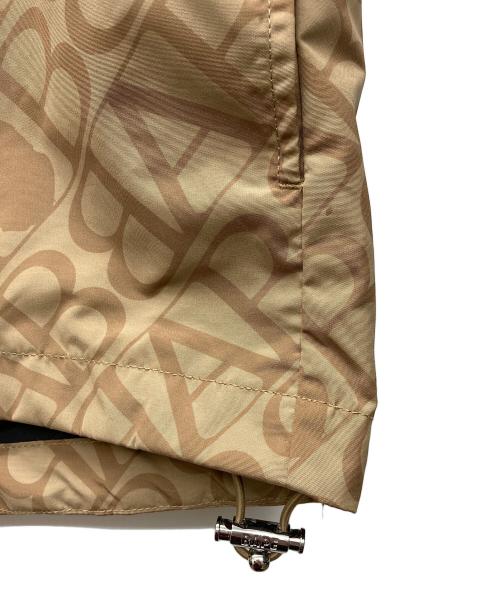 A BATHING APE（ア ベイシング エイプ）A BATHING APE (ア ベイシング エイプ) SPORT MONOGRAM LIGHTWEIGHT HOODIE JACKET ブラウン サイズ:XLの古着・服飾アイテム