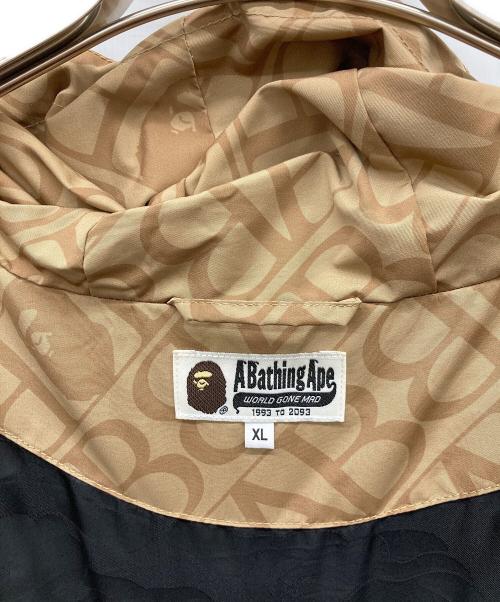 A BATHING APE（ア ベイシング エイプ）A BATHING APE (ア ベイシング エイプ) SPORT MONOGRAM LIGHTWEIGHT HOODIE JACKET ブラウン サイズ:XLの古着・服飾アイテム