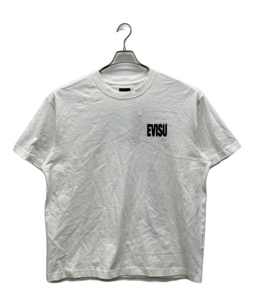 EVISU（エヴィス）EVISU (エヴィス) 手書き大黒プリントTシャツ ホワイト サイズ:XLの古着・服飾アイテム