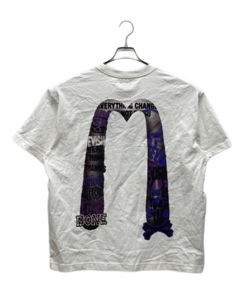 EVISU（エヴィス）EVISU (エヴィス) 手書き大黒プリントTシャツ ホワイト サイズ:XLの古着・服飾アイテム