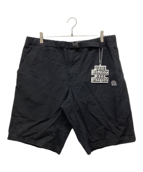 THE BLACK EYE PATCH（ブラックアイパッチ）THE BLACK EYE PATCH (ブラックアイパッチ) リップストップハーフパンツ ブラック サイズ:XLの古着・服飾アイテム
