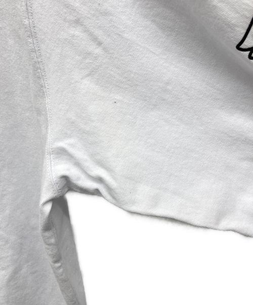 THE BLACK EYE PATCH（ブラックアイパッチ）THE BLACK EYE PATCH (ブラックアイパッチ) ロングスリーブカットソー ホワイト サイズ:XLの古着・服飾アイテム