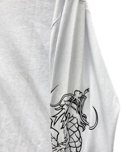 THE BLACK EYE PATCH（ブラックアイパッチ）THE BLACK EYE PATCH (ブラックアイパッチ) ロングスリーブカットソー ホワイト サイズ:XLの古着・服飾アイテム