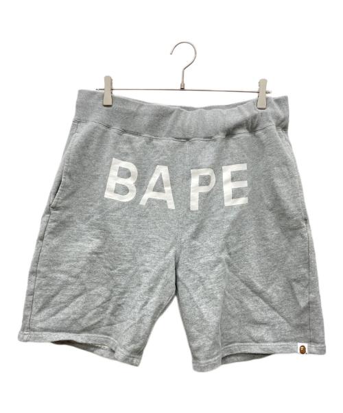 A BATHING APE（ア ベイシング エイプ）A BATHING APE (ア ベイシング エイプ) ショートパンツ グレー サイズ:XLの古着・服飾アイテム