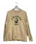 A BATHING APE（ア ベイシング エイプ）の古着「1st Camo College Long Sleeve Tee」｜ベージュ