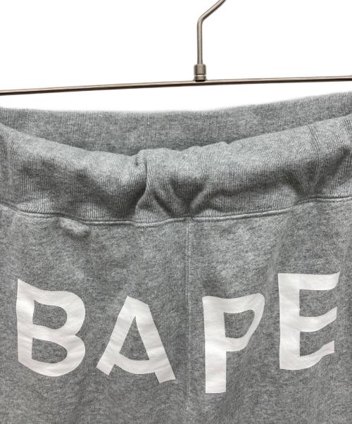 A BATHING APE（アベイシングエイプ）A BATHING APE (アベイシングエイプ) スウェットショートパンツ グレー サイズ:XLの古着・服飾アイテム