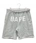 A BATHING APE（アベイシングエイプ）の古着「スウェットショートパンツ」｜グレー