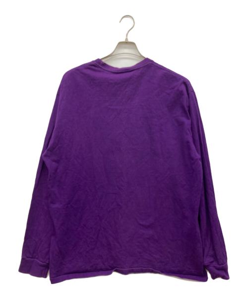 A BATHING APE（ア ベイシング エイプ）A BATHING APE (ア ベイシング エイプ) BAPE Bathing Ape 21st Century L/S T/L パープル サイズ:2XLの古着・服飾アイテム