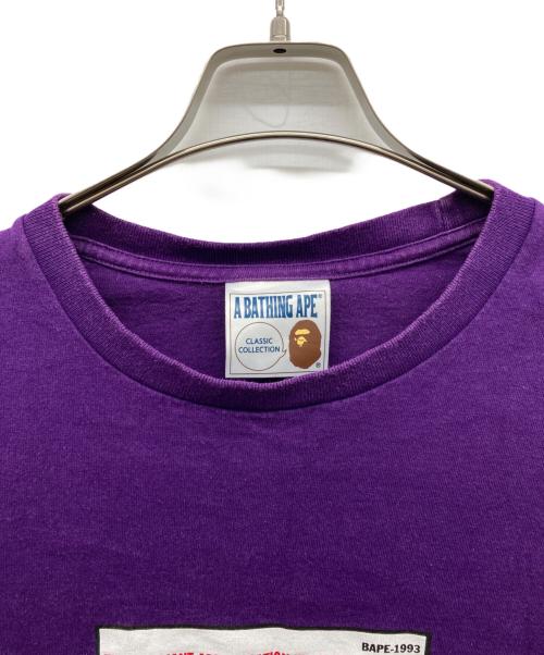 A BATHING APE（ア ベイシング エイプ）A BATHING APE (ア ベイシング エイプ) BAPE Bathing Ape 21st Century L/S T/L パープル サイズ:2XLの古着・服飾アイテム