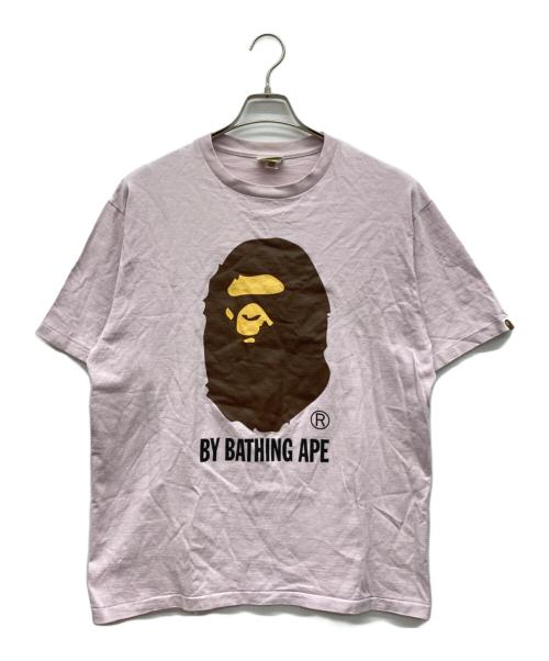 A BATHING APE（アベイシングエイプ）A BATHING APE (アベイシングエイプ) プリントTシャツ ピンク サイズ:XLの古着・服飾アイテム