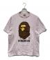 A BATHING APE（アベイシングエイプ）の古着「プリントTシャツ」｜ピンク