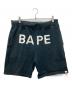 A BATHING APE（ア ベイシング エイプ）の古着「ハーフパンツ」｜ブラック