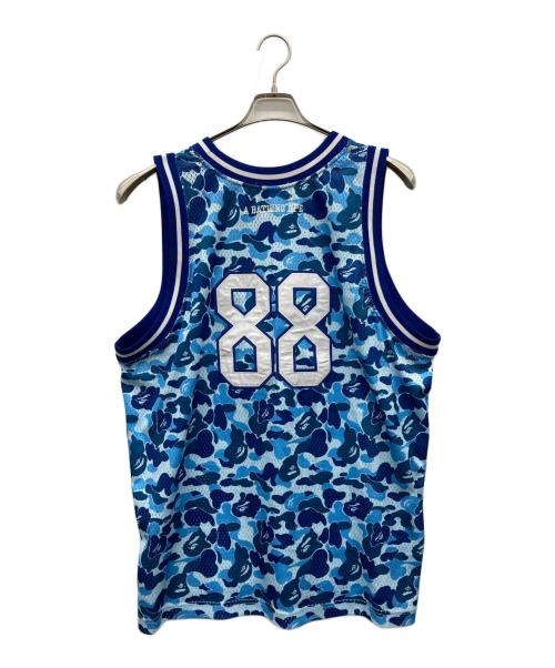 A BATHING APE（ア ベイシング エイプ）A BATHING APE (ア ベイシング エイプ) ノースリーブカットソー ブルー サイズ:XLの古着・服飾アイテム