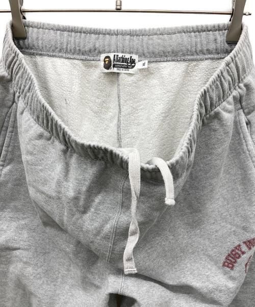 A BATHING APE（ア ベイシング エイプ）A BATHING APE (ア ベイシング エイプ) スウェットパンツ グレー サイズ:XLの古着・服飾アイテム