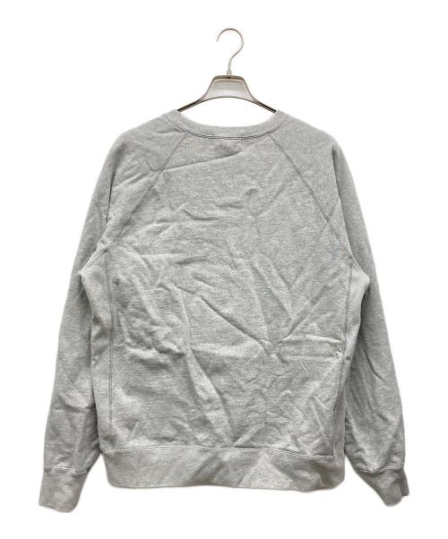 A BATHING APE（ア ベイシング エイプ）A BATHING APE (ア ベイシング エイプ) BUSY WORKS CREWNECK グレー サイズ:XLの古着・服飾アイテム