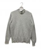 DIESELディーゼル）の古着「ダメージニット.」｜グレー