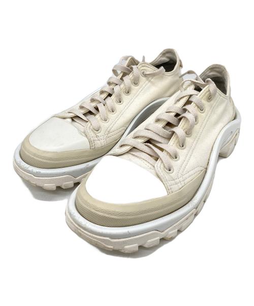 adidas（アディダス）adidas (アディダス) RAF SIMONS (ラフシモンズ) ローカットスニーカー ベージュ サイズ:US9の古着・服飾アイテム