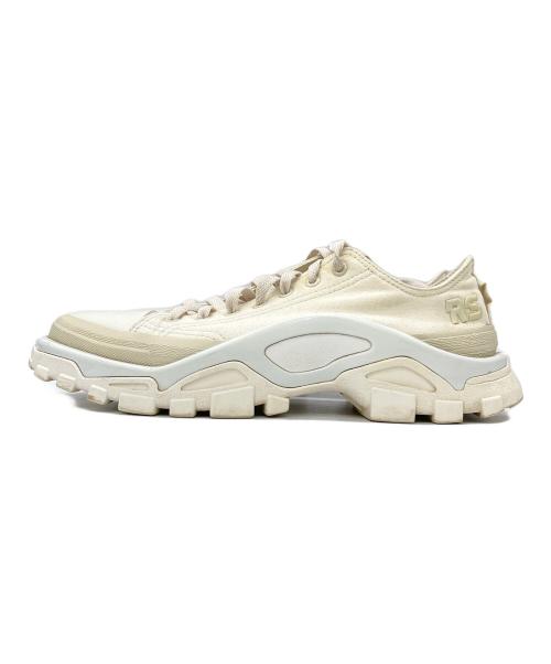 adidas（アディダス）adidas (アディダス) RAF SIMONS (ラフシモンズ) ローカットスニーカー ベージュ サイズ:US9の古着・服飾アイテム