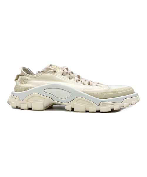 adidas（アディダス）adidas (アディダス) RAF SIMONS (ラフシモンズ) ローカットスニーカー ベージュ サイズ:US9の古着・服飾アイテム
