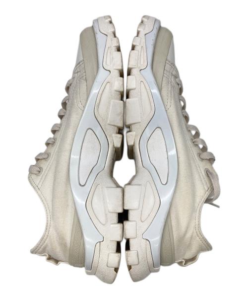 adidas（アディダス）adidas (アディダス) RAF SIMONS (ラフシモンズ) ローカットスニーカー ベージュ サイズ:US9の古着・服飾アイテム