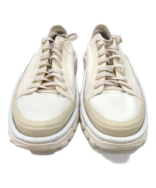 adidas（アディダス）adidas (アディダス) RAF SIMONS (ラフシモンズ) ローカットスニーカー ベージュ サイズ:US9の古着・服飾アイテム