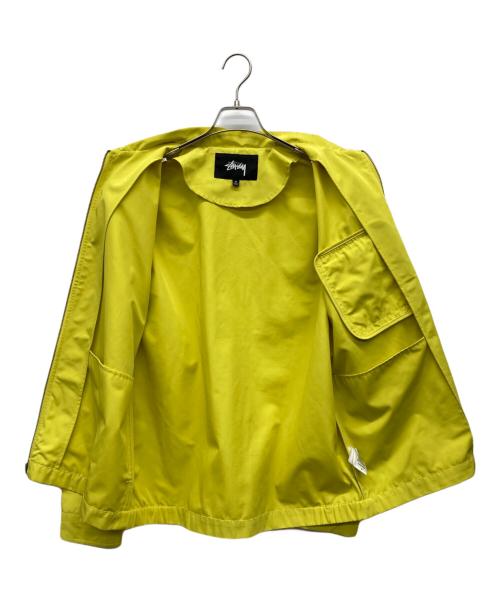 stussy（ステューシー）stussy (ステューシー) ジップアップオーバーサイズサーフジャケット イエロー サイズ:Mの古着・服飾アイテム