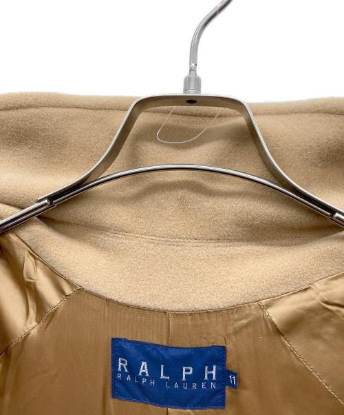 RALPH LAUREN（ラルフローレン）RALPH LAUREN (ラルフローレン) ウールステンカラーコート キャメル サイズ:11 B85,H93,T160の古着・服飾アイテム
