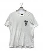 stussyステューシー）の古着「KNOWLEDGE IS KING」｜ホワイト