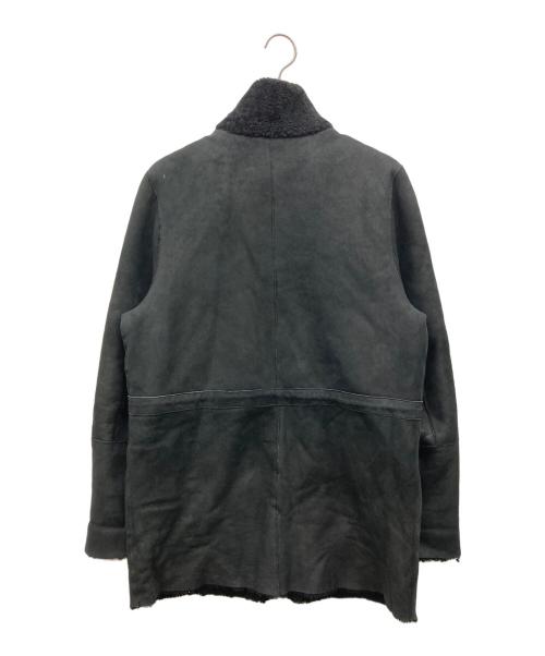 AIGNER（アイグナー）AIGNER (アイグナー) ECHTES LEDER ムートンジャケット ブラック サイズ:I 40の古着・服飾アイテム