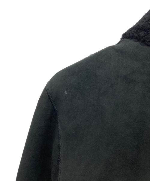 AIGNER（アイグナー）AIGNER (アイグナー) ECHTES LEDER ムートンジャケット ブラック サイズ:I 40の古着・服飾アイテム