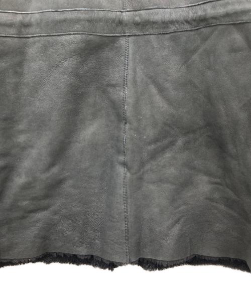 AIGNER（アイグナー）AIGNER (アイグナー) ECHTES LEDER ムートンジャケット ブラック サイズ:I 40の古着・服飾アイテム