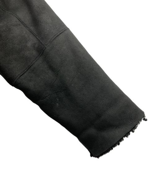 AIGNER（アイグナー）AIGNER (アイグナー) ECHTES LEDER ムートンジャケット ブラック サイズ:I 40の古着・服飾アイテム