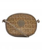 FENDIフェンディ）の古着「ズッキーノショルダーバッグ」｜ベージュ