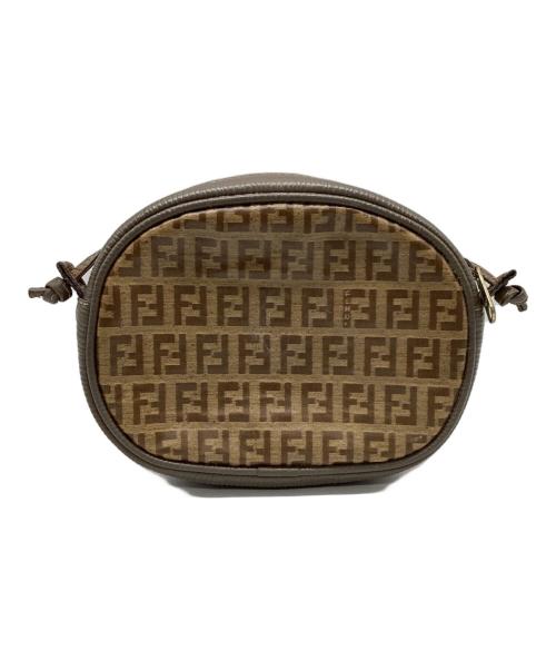 FENDI（フェンディ）FENDI (フェンディ) ズッキーノショルダーバッグ ベージュの古着・服飾アイテム