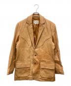 scullyスカリー）の古着「ウエスタンレザージャケット」｜ブラウン