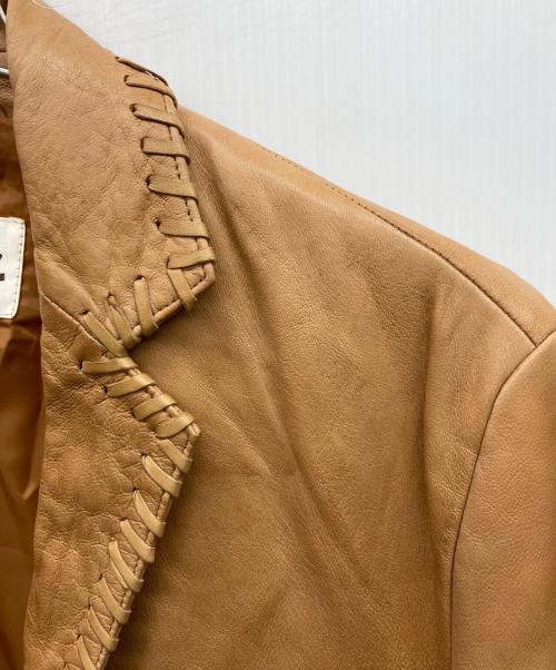 scully（スカリー）SCULLY (スカリー) ウエスタンレザージャケット ブラウン サイズ:36の古着・服飾アイテム