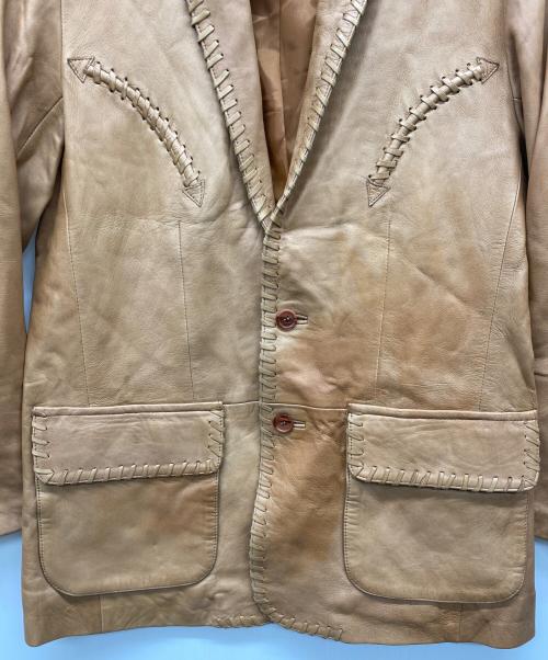 scully（スカリー）SCULLY (スカリー) ウエスタンレザージャケット ブラウン サイズ:36の古着・服飾アイテム