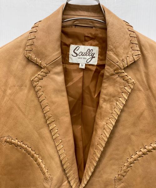 scully（スカリー）SCULLY (スカリー) ウエスタンレザージャケット ブラウン サイズ:36の古着・服飾アイテム