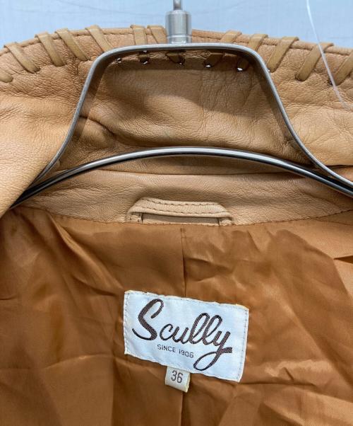 scully（スカリー）SCULLY (スカリー) ウエスタンレザージャケット ブラウン サイズ:36の古着・服飾アイテム