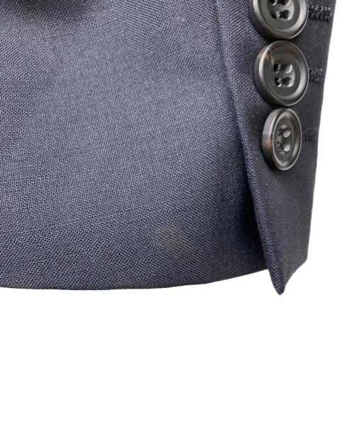 BURBERRY LONDON（バーバリーロンドン）BURBERRY LONDON (バーバリーロンドン) ピークドラペルダブルブレストジャケット＆パンツセット ネイビー サイズ:AB3(トップス)ウエスト82(パンツ)の古着・服飾アイテム